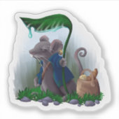 Regen Muis | Sticker (Voorkant)