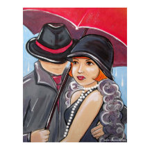 Regen niet op mijn parade - Flapper uit 1920