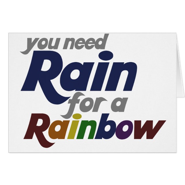 Regen nodig voor de regenboog (Voorkant Horizontaal)