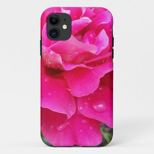 Regen op bloemblaadjes Case-Mate iPhone case (Achterkant)