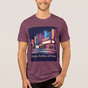 Regen op Broadway New York City Tri-Blend Shirt