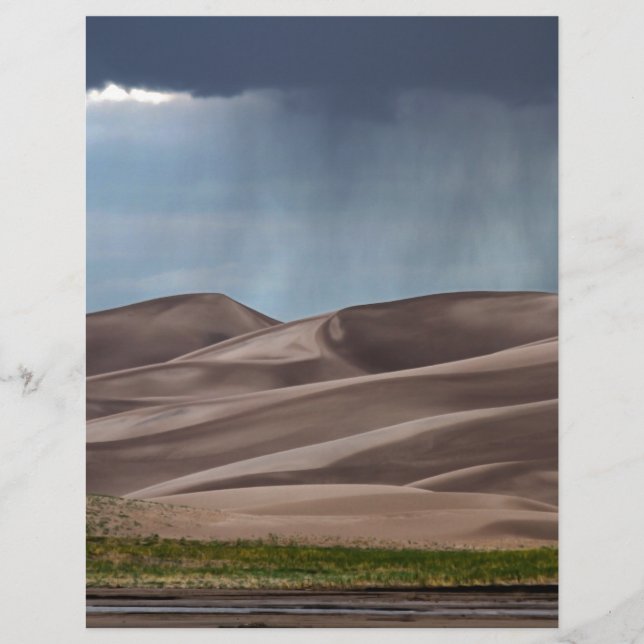 Regen op de Grote Sand Dunes (Voorkant)