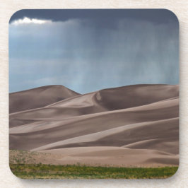 Regen op de Grote Sand Dunes Bier Onderzetter