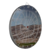 Regen op de Grote Sand Dunes Dartbord (Voorkant Links)