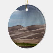 Regen op de Grote Sand Dunes Keramisch Ornament (Links)