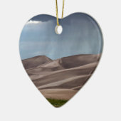 Regen op de Grote Sand Dunes Keramisch Ornament (Links)