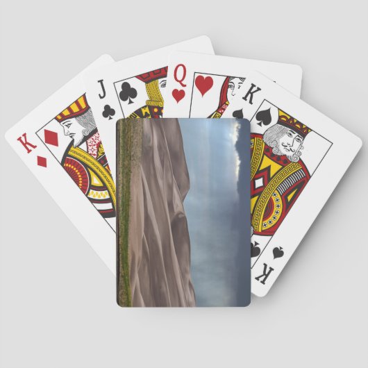 Regen op de Grote Sand Dunes Speelkaarten (Achterkant)