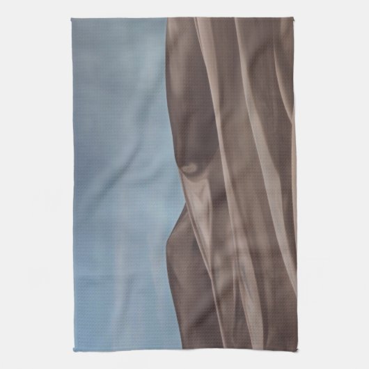 Regen op de Grote Sand Dunes Theedoek (Verticaal)