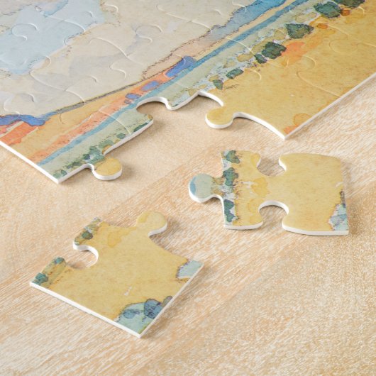 Regen op de Mesa door Maynard Dixon Legpuzzel (Zijkant)