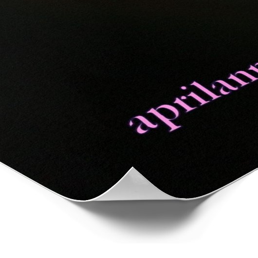 Regen op de ochtendglorie - poster (Hoek)