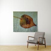 Regen op een leder wandkleed (In Situ (horizontaal))