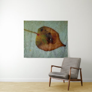 Regen op een leder wandkleed