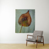 Regen op een leder wandkleed (In situ)