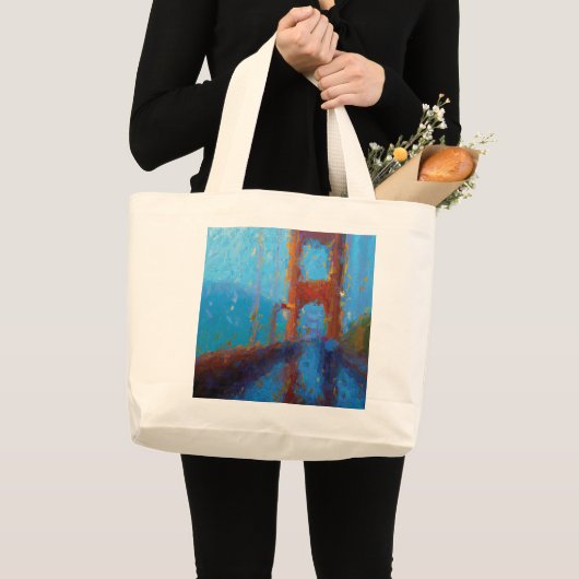 Regen op Golden Gate Canvas tas (Voorkant (product))