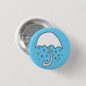 regen op me ronde button 3,2 cm (Voorkant /achterkant)