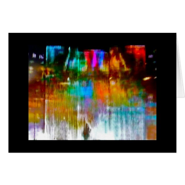 "Regen op mij" Art Card, leeg (Voorkant Horizontaal)