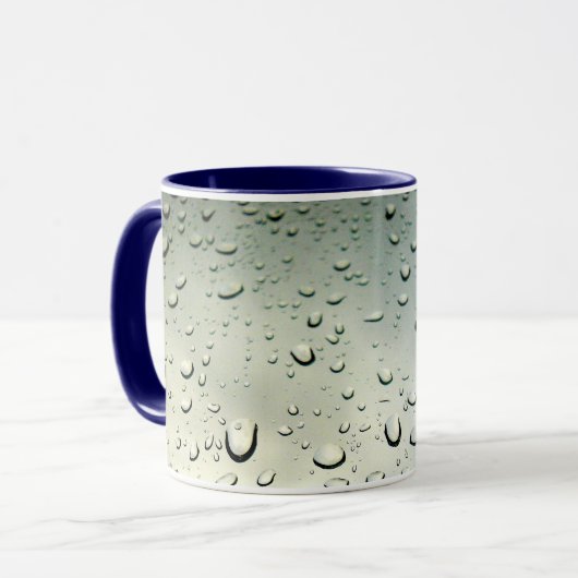 Regen op mijn raam mok (Voorkant links)