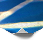 Regen op zee poster (Hoek)