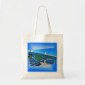 Regen op zee tote bag (Voorkant)