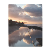 Regen reflecties zonsopgang