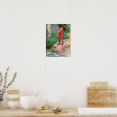 Regen, Regen, Ga weg - Moeder Gans Kwekerij Rhyme  Poster (Keuken)