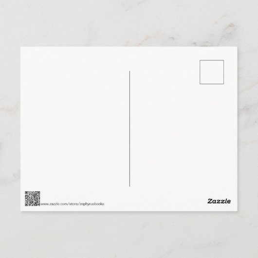 Regen, Regen, Ga weg - Moeder Gans Kwekerij Rijm Briefkaart (Achterkant)