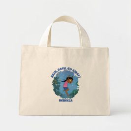 REGEN REGEN GA WEG Zwart Meisjes Afro Mini Tote Bag