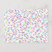 Regen regenval briefkaart (Voorkant)