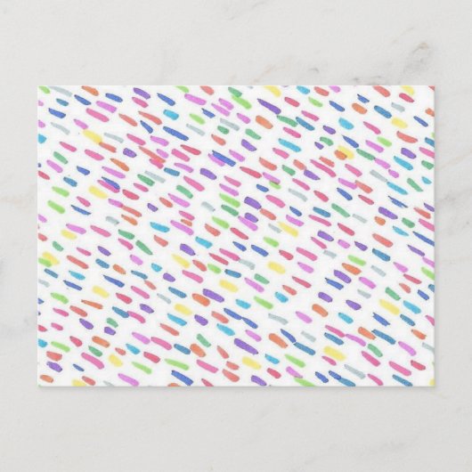 Regen regenval briefkaart (Voorkant)