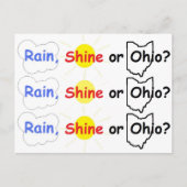 Regen, Shine of Ohio? Briefkaart (Voorkant)