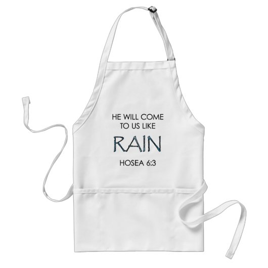 Regen Standaard Schort (Voorkant)