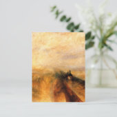 Regen, stomen en snelheid - De Grote Westerne Spoo Briefkaart (Staand voorkant)