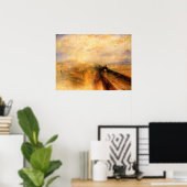 Regen, stomen en snelheid - De Grote Westerne Spoo Poster (Thuiskantoor)