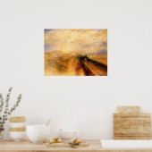 Regen, stomen en snelheid - De Grote Westerne Spoo Poster (Keuken)