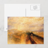 Regen, stoom en snelheid briefkaart (Voorkant / Achterkant)