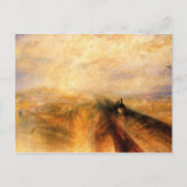 Regen, stoom en snelheid briefkaart (Voorkant)