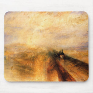 Regen, stoom en snelheid - De Grote Westerne Spoor Muismat