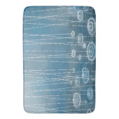 Regen Storm blauw Badmat (Voorkant Verticaal)