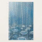 Regen Storm blauw Planner (Voorkant)