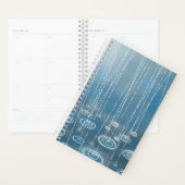 Regen Storm blauw Planner (Display)