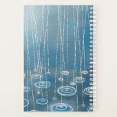 Regen Storm blauw Planner (Achterkant)