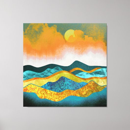 Regen Storm Canvas Afdruk (Voorkant)