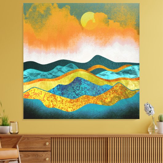 Regen Storm Canvas Afdruk (Insitu (Woonkamer))