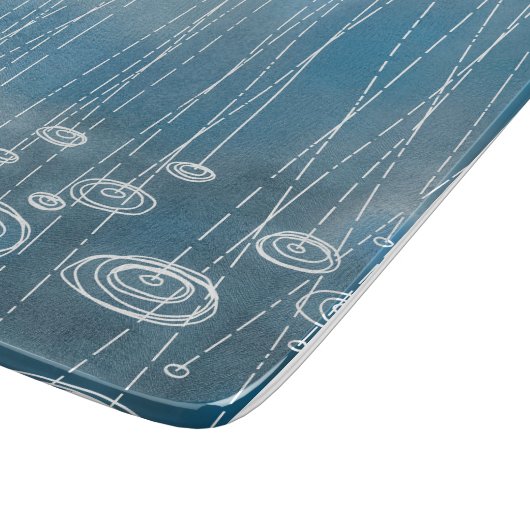 Regen Storm Snijplank (Hoek)