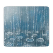 Regen Storm Snijplank (Voorkant)