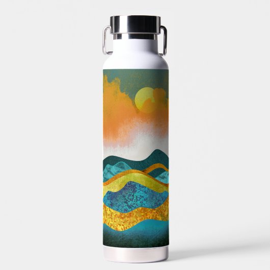 Regen Storm Waterfles (Voorkant)