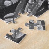 Regen tijdens het afluisteren op Daisy Flower Legpuzzel (Zijkant)