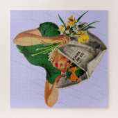 regen valt niet in de voorspelling legpuzzel (Horizontaal)