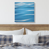 Regen valt op Lake Michigan Canvas Afdruk (Insitu (Slaapkamer))