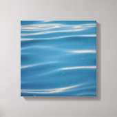 Regen valt op Lake Michigan Canvas Afdruk (Voorkant)